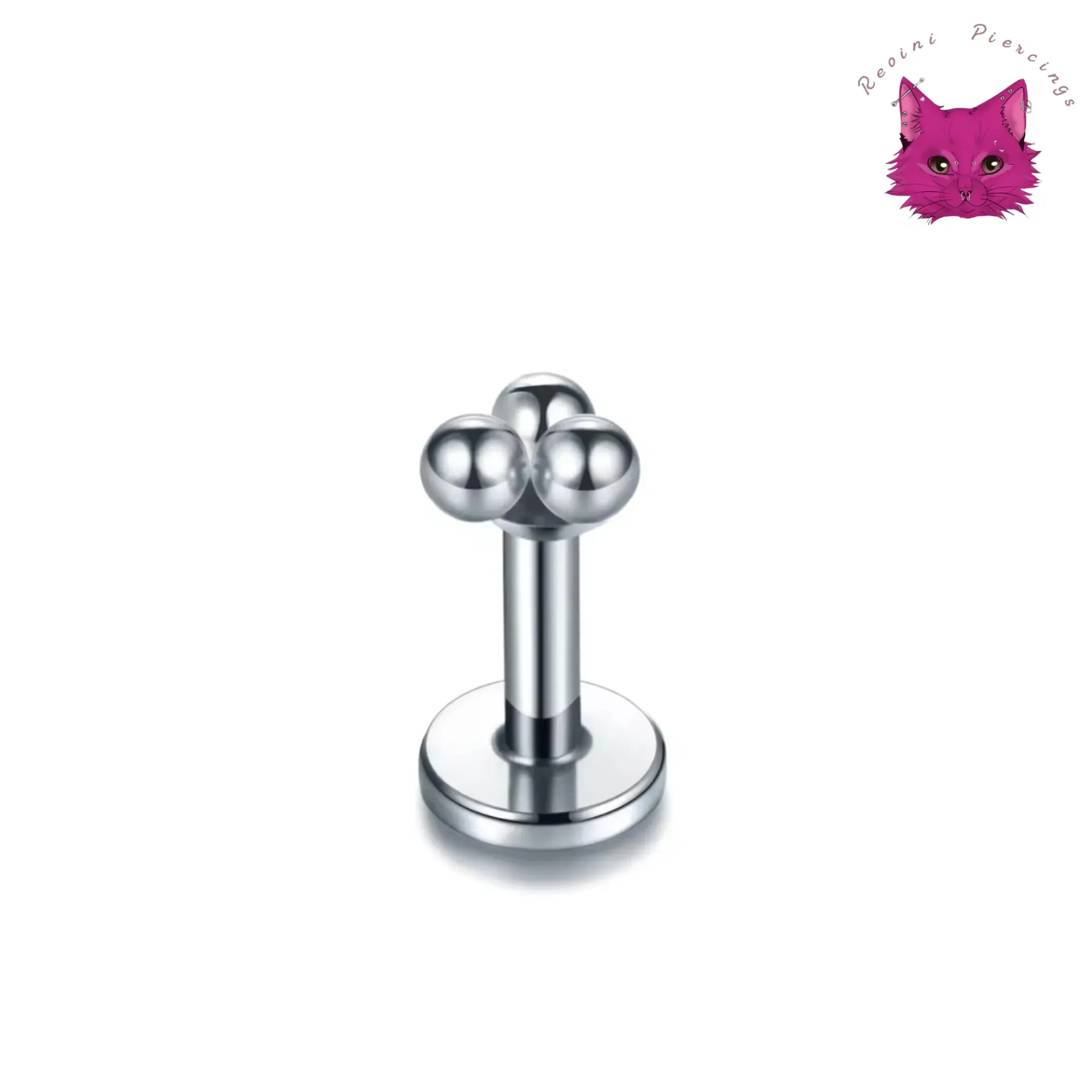 [PJ-DF-SS-S-16-8-D-9-O] Three Dotted (Silver)