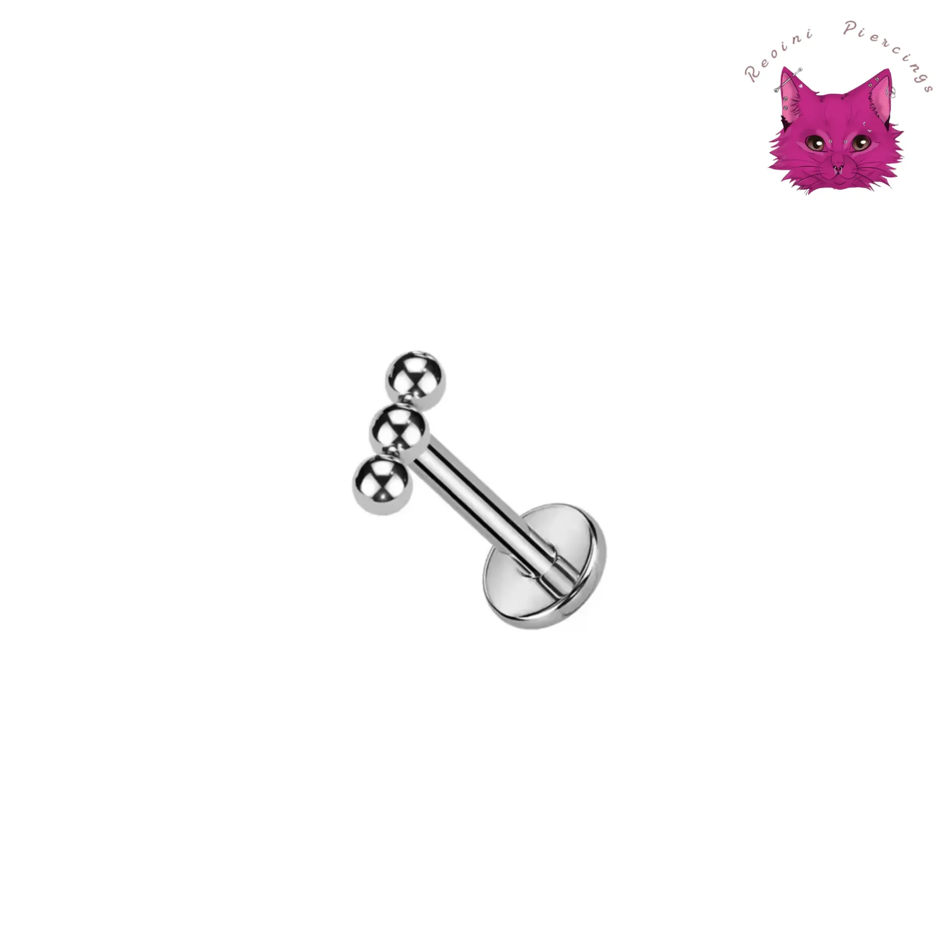 [PJ-DF-SS-S-16-8-D-28-O] Vertical Three Dots (Silver)