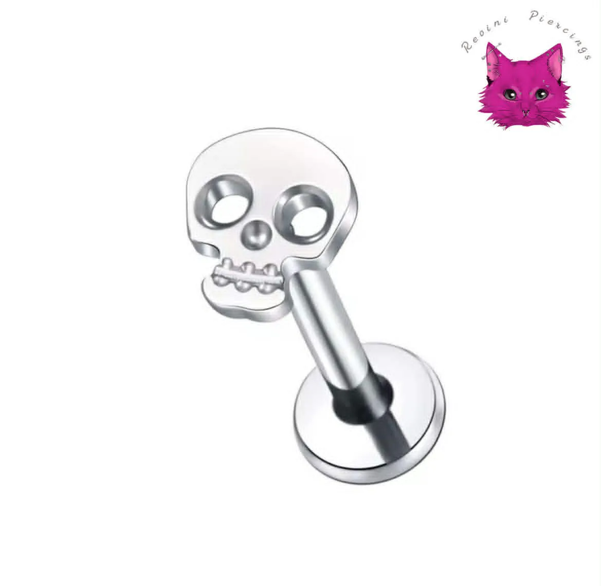 [PJ-DF-TT-S-16-8-C-5-O] Skull (Silver)