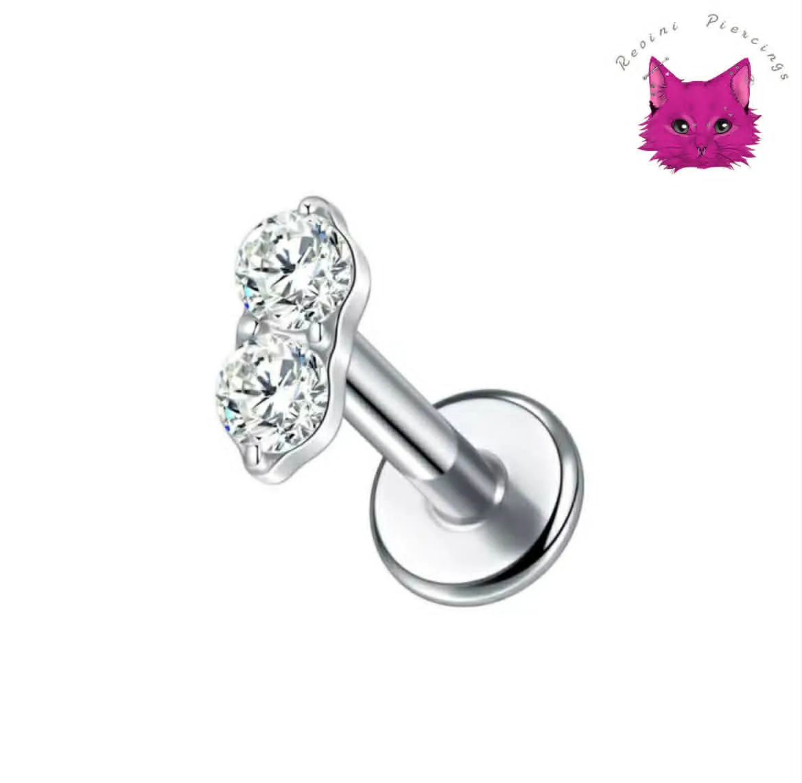 [PJ-DF-TT-S-16-8-C-17-O] Double Vertical (Silver)